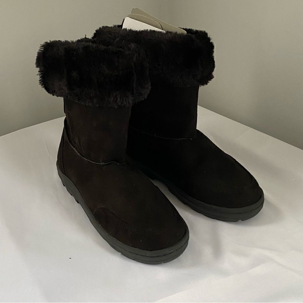 SEVEN DIALS Womens Oriole Round Toe Ankle Cold Weather Boots Black Size 6.5